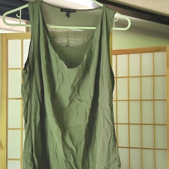 100% silk Eileen Fisher Underpinning Tank - Picture 1 of 2